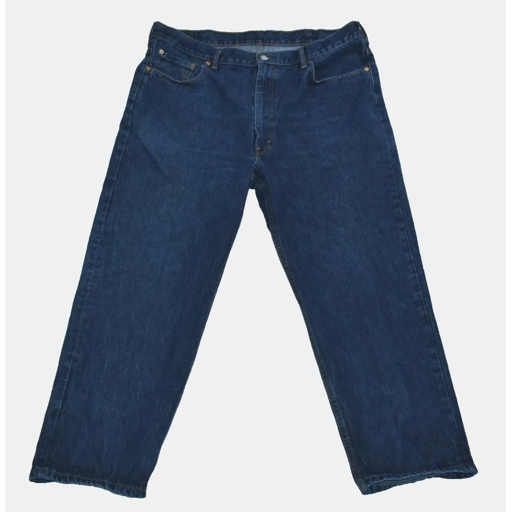 Levi's 550 Men Jeans 42x29 (41x28) Blue Denim Relaxed Tapered Baggy 90s Workwear